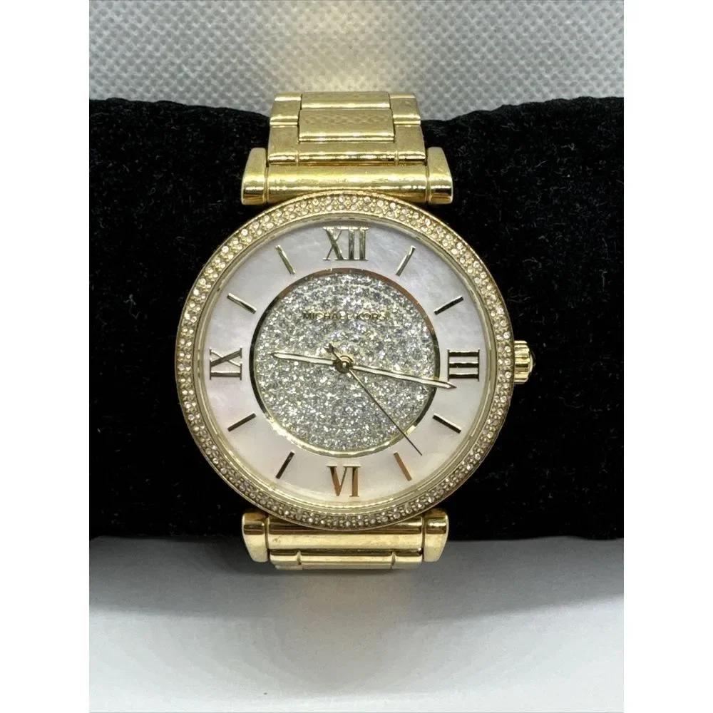 Michael Kors MK3332 Women's Gold Stainless Steel Analog Dial Quartz Watch JNA777